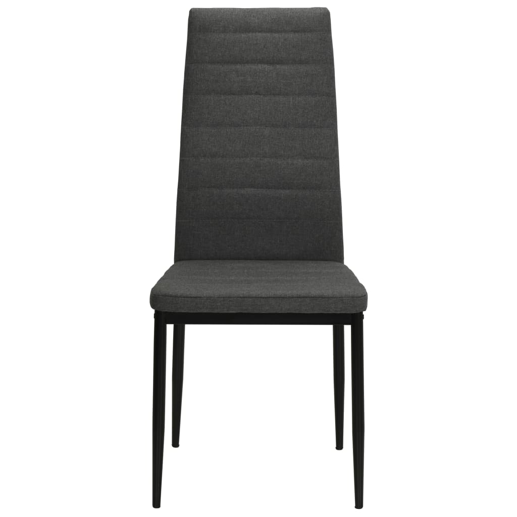 Eetkamerstoelen 6 st stof donkergrijs Eetkamerstoelen | Creëer jouw Trendy Thuis | Gratis bezorgd & Retour | Trendy.nl