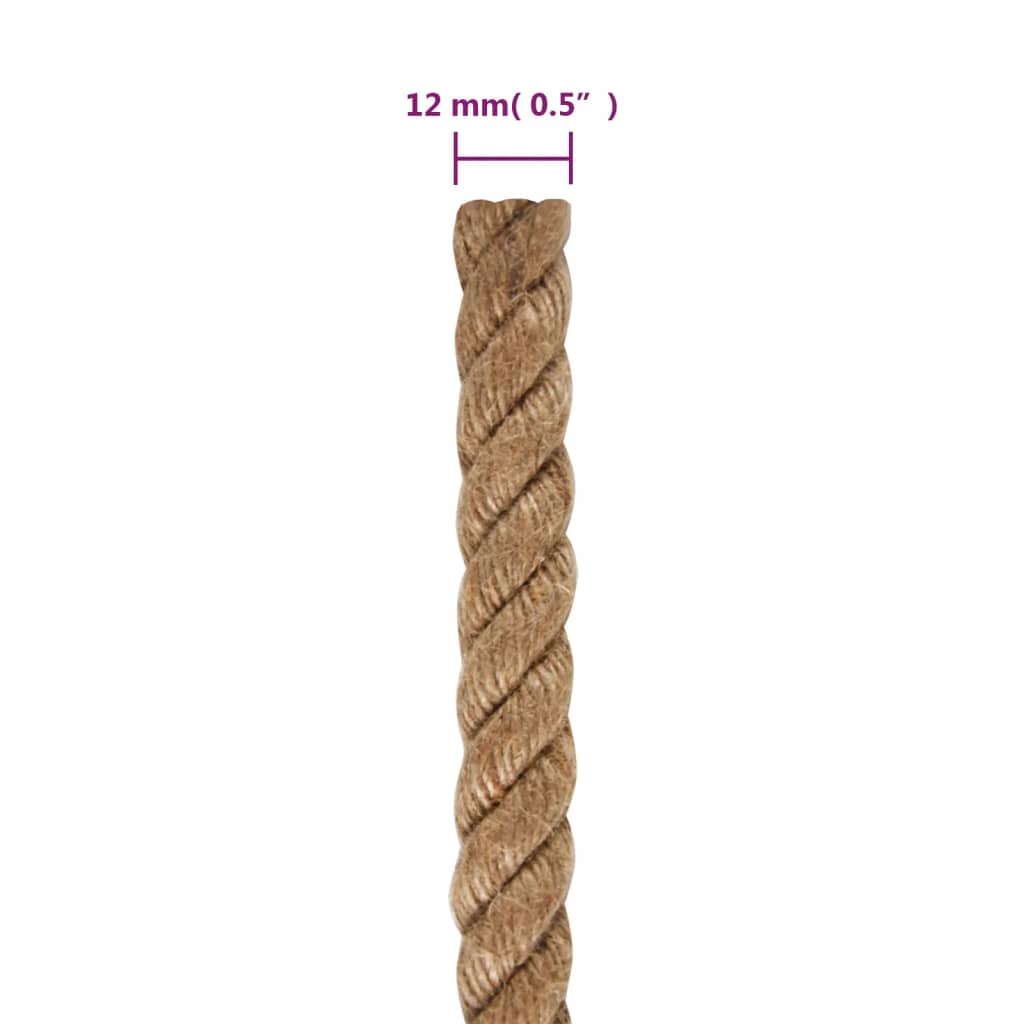 Touw 12 mm 250 m 100% jute Touw | Creëer jouw Trendy Thuis | Gratis bezorgd & Retour | Trendy.nl