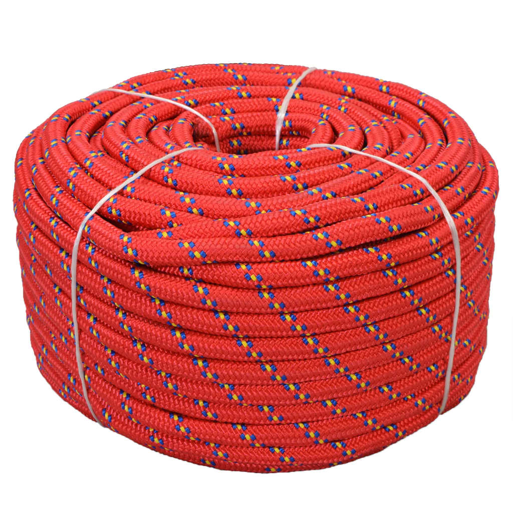 Boot touw 18 mm 50 m polypropyleen rood Touw | Creëer jouw Trendy Thuis | Gratis bezorgd & Retour | Trendy.nl