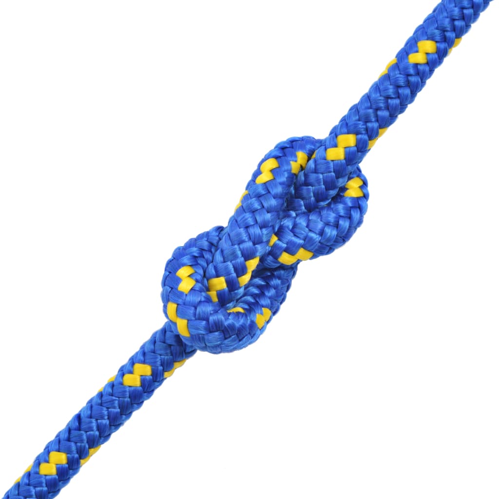 Boot touw 18 mm 50 m polypropyleen blauw