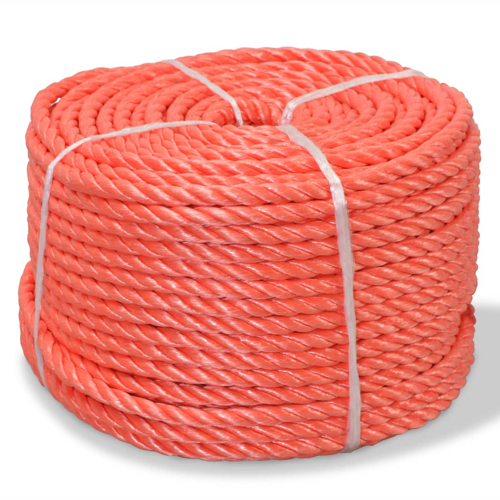 Touw gedraaid 6 mm 500 m polypropyleen oranje Touw | Creëer jouw Trendy Thuis | Gratis bezorgd & Retour | Trendy.nl