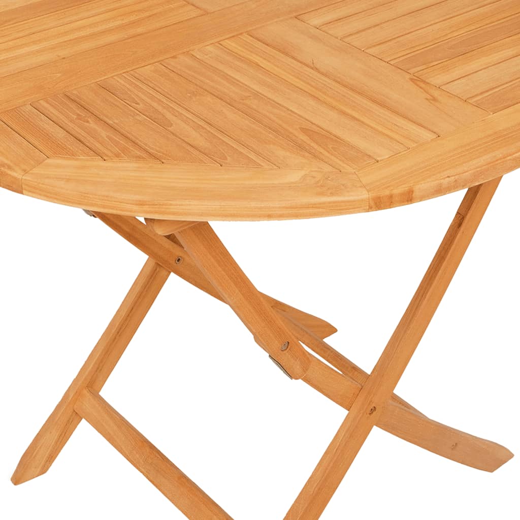 Tuintafel inklapbaar 85x76 cm massief teakhout Tuintafels | Creëer jouw Trendy Thuis | Gratis bezorgd & Retour | Trendy.nl