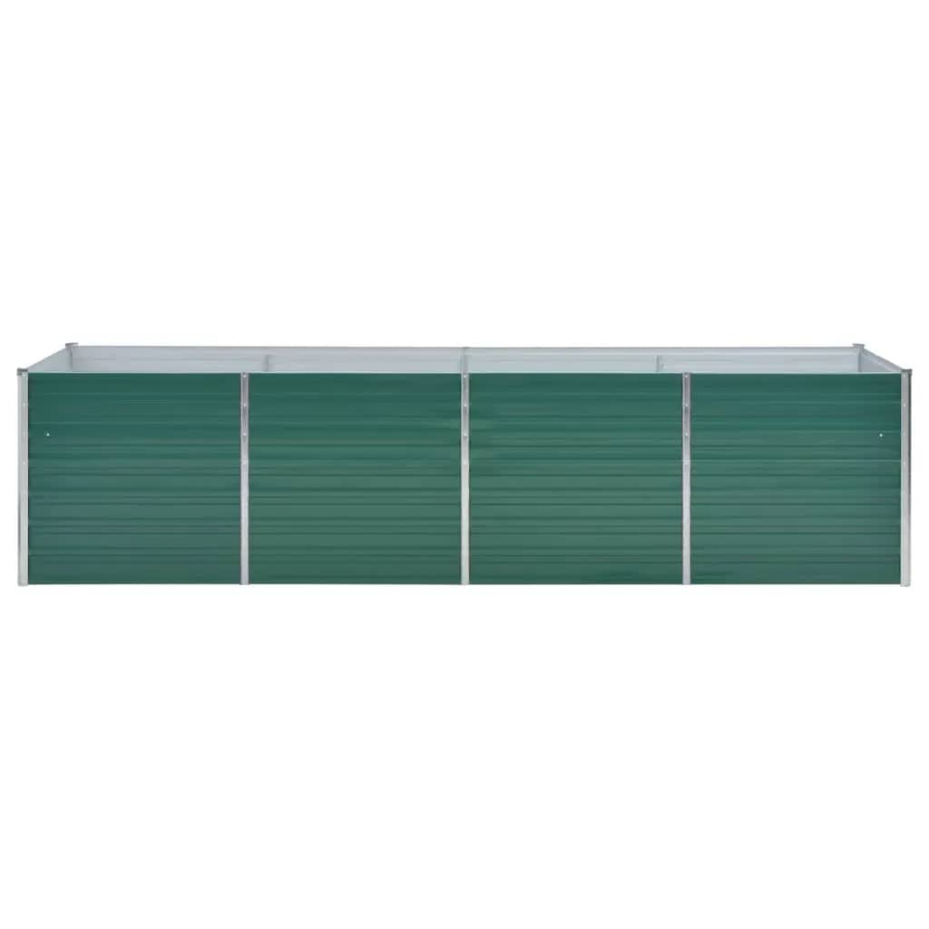 Plantenbak verhoogd 320x80x77 cm gegalvaniseerd staal groen Bloempotten & plantenbakken | Creëer jouw Trendy Thuis | Gratis bezorgd & Retour | Trendy.nl