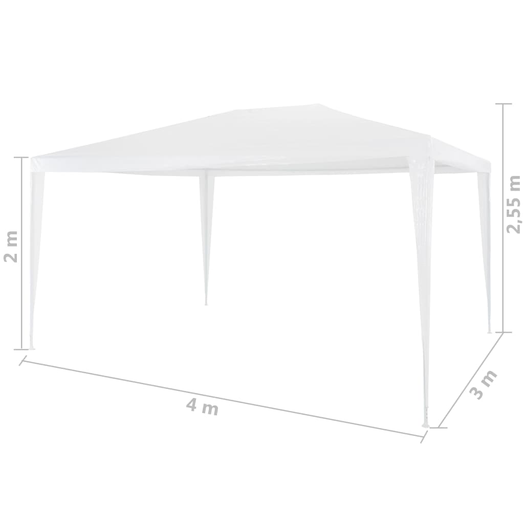 Partytent 3x4 wit Partytenten & prieëlen | Creëer jouw Trendy Thuis | Gratis bezorgd & Retour | Trendy.nl