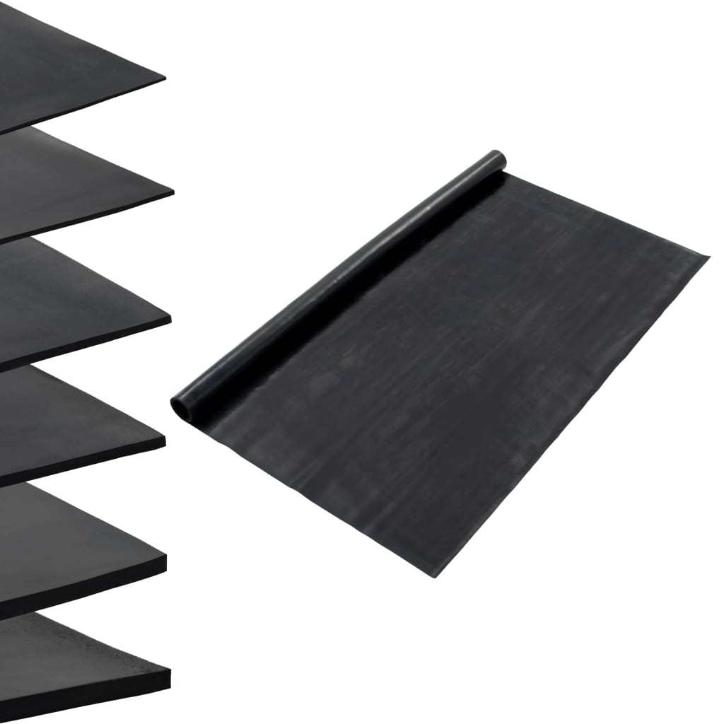 Vloermat anti-slip 1 mm glad 1,2x5 m rubber Vloeren | Creëer jouw Trendy Thuis | Gratis bezorgd & Retour | Trendy.nl