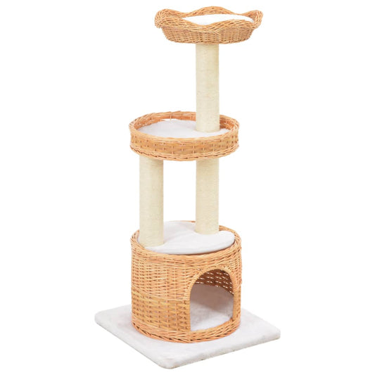 Kattenkrabpaal met sisal krabpaal natuurlijk wilgenhout Kattenmeubels | Creëer jouw Trendy Thuis | Gratis bezorgd & Retour | Trendy.nl