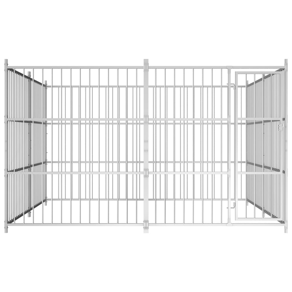 Hondenkennel voor buiten 300x300x185 cm Hondenkennels & -rennen | Creëer jouw Trendy Thuis | Gratis bezorgd & Retour | Trendy.nl