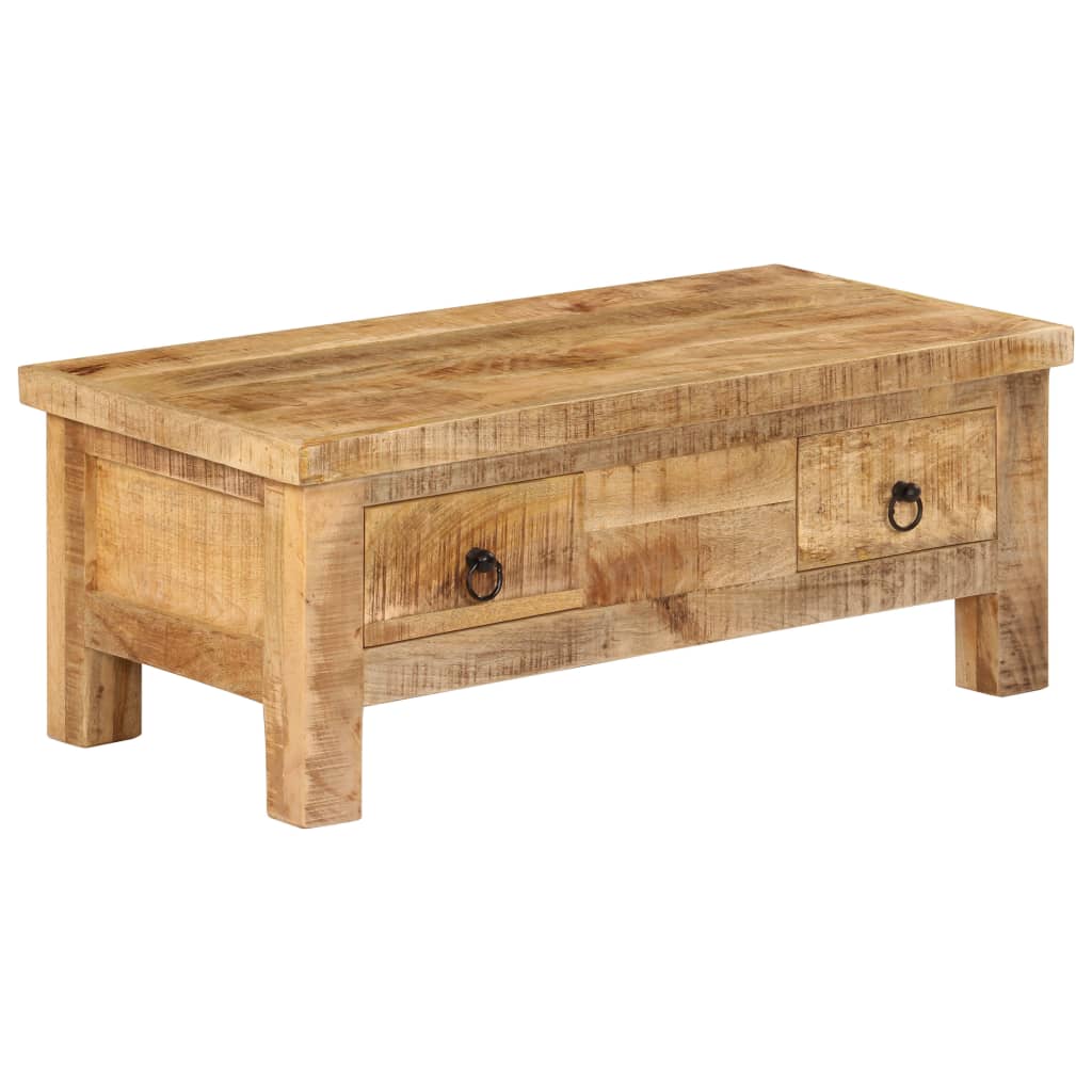 Salontafel 90x45x35 cm massief mangohout Salontafels | Creëer jouw Trendy Thuis | Gratis bezorgd & Retour | Trendy.nl