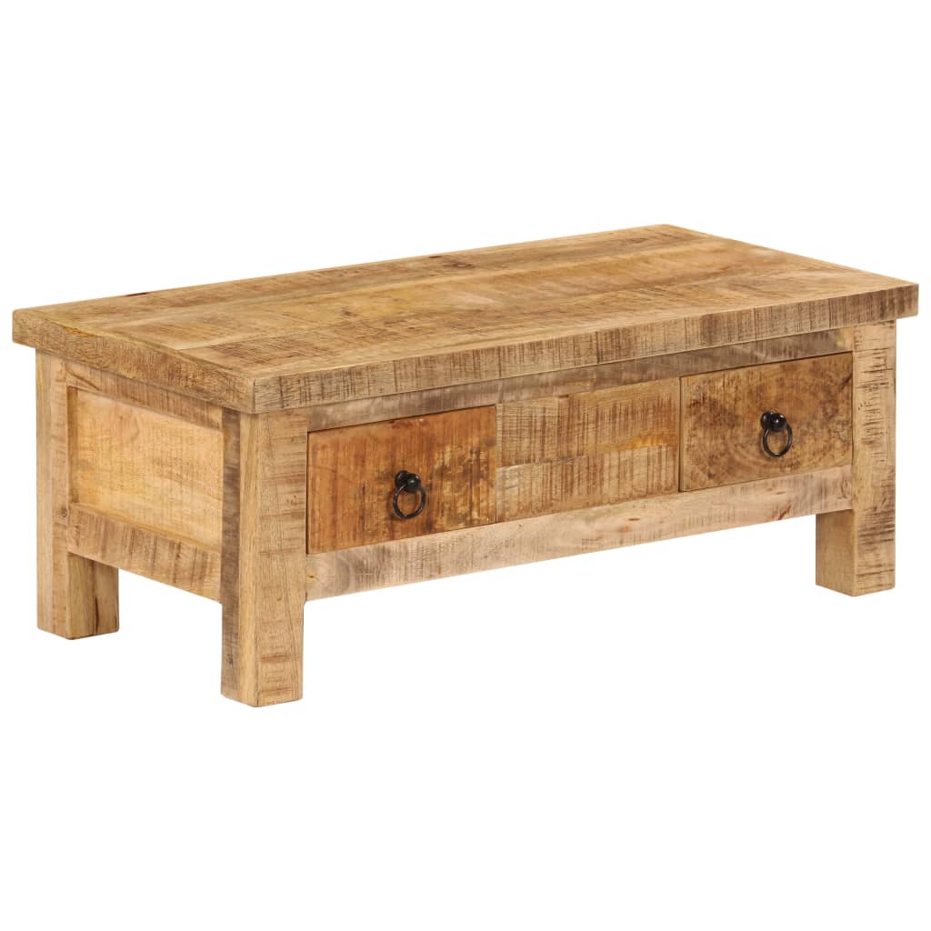 Salontafel 90x45x35 cm massief mangohout Salontafels | Creëer jouw Trendy Thuis | Gratis bezorgd & Retour | Trendy.nl