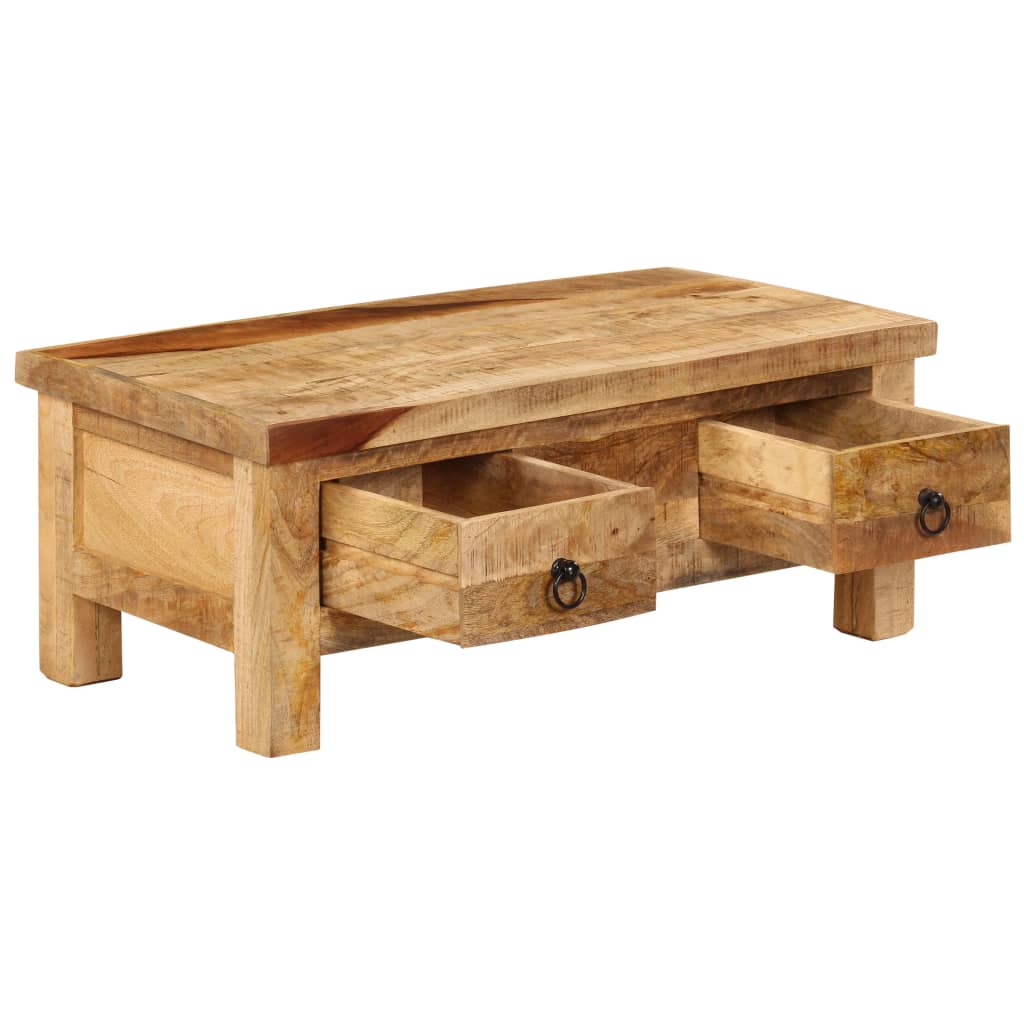 Salontafel 90x45x35 cm massief mangohout Salontafels | Creëer jouw Trendy Thuis | Gratis bezorgd & Retour | Trendy.nl