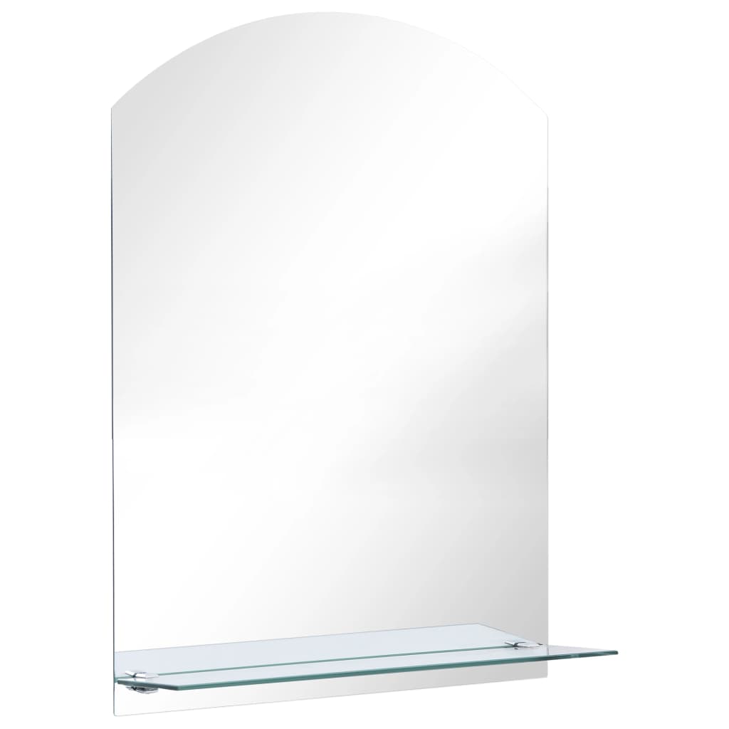 Wandspiegel met schap 50x70 cm gehard glas Spiegels | Creëer jouw Trendy Thuis | Gratis bezorgd & Retour | Trendy.nl