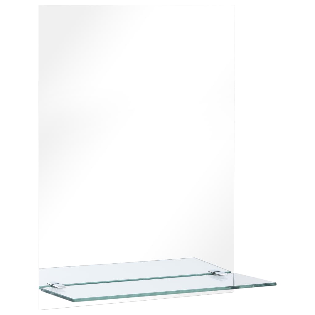 Wandspiegel met schap 30x50 cm gehard glas Spiegels | Creëer jouw Trendy Thuis | Gratis bezorgd & Retour | Trendy.nl