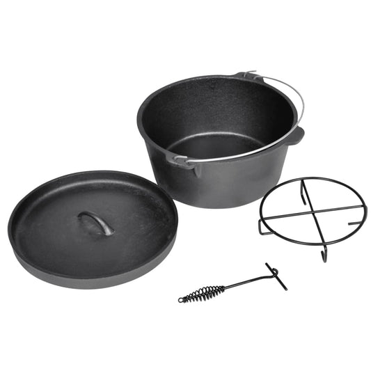 Braadpan outdoor Ø30 cm Gietijzeren pannen | Creëer jouw Trendy Thuis | Gratis bezorgd & Retour | Trendy.nl