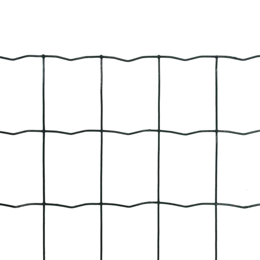 Euro hek 25x0,8 m staal groen Schuttingen & hekwerken | Creëer jouw Trendy Thuis | Gratis bezorgd & Retour | Trendy.nl