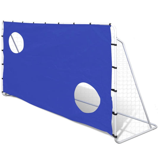 Voetbaldoel met richtmuur 240 x 92 x 150 cm Voetbaldoelen & -netten | Creëer jouw Trendy Thuis | Gratis bezorgd & Retour | Trendy.nl