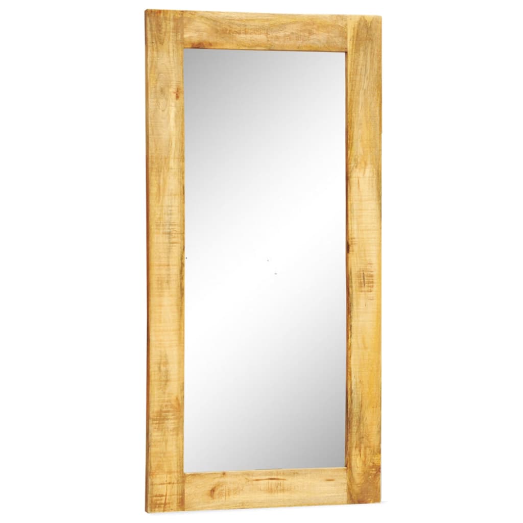 Wandspiegel in massief houten frame 120x60 cm