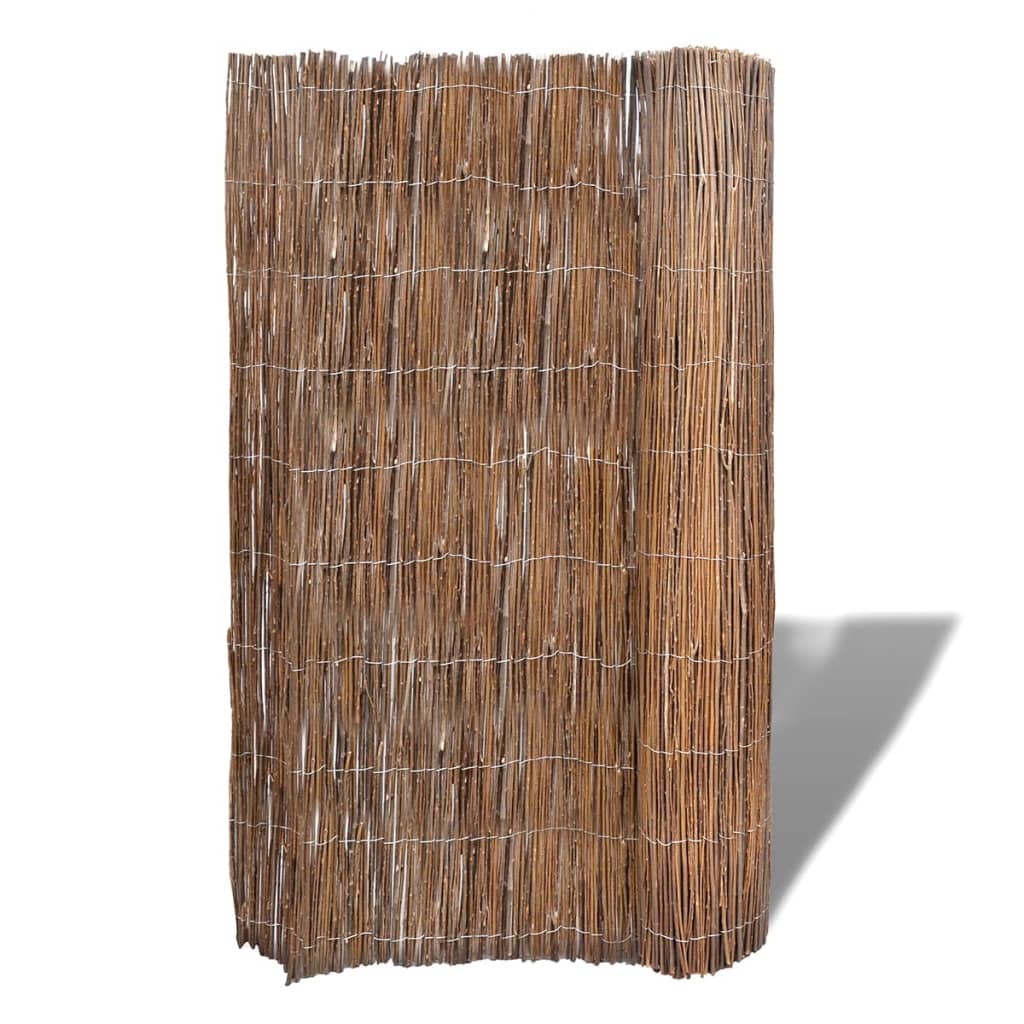 Tuinscherm 300x100 cm wilgenhout
