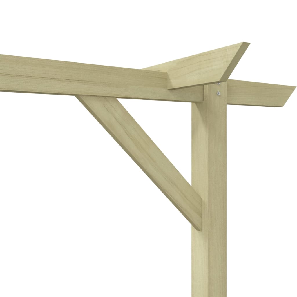 Pergola 410x40x203 cm hout Tuinbogen, latwerk & pergola's | Creëer jouw Trendy Thuis | Gratis bezorgd & Retour | Trendy.nl