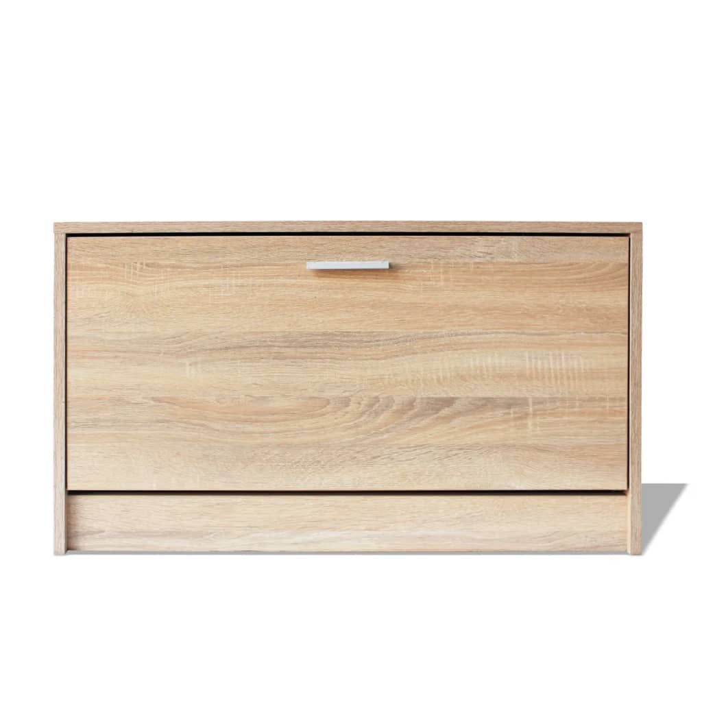 Schoenenopbergbank 80x24x45 cm eikenkleurig Schoenenrekken | Creëer jouw Trendy Thuis | Gratis bezorgd & Retour | Trendy.nl