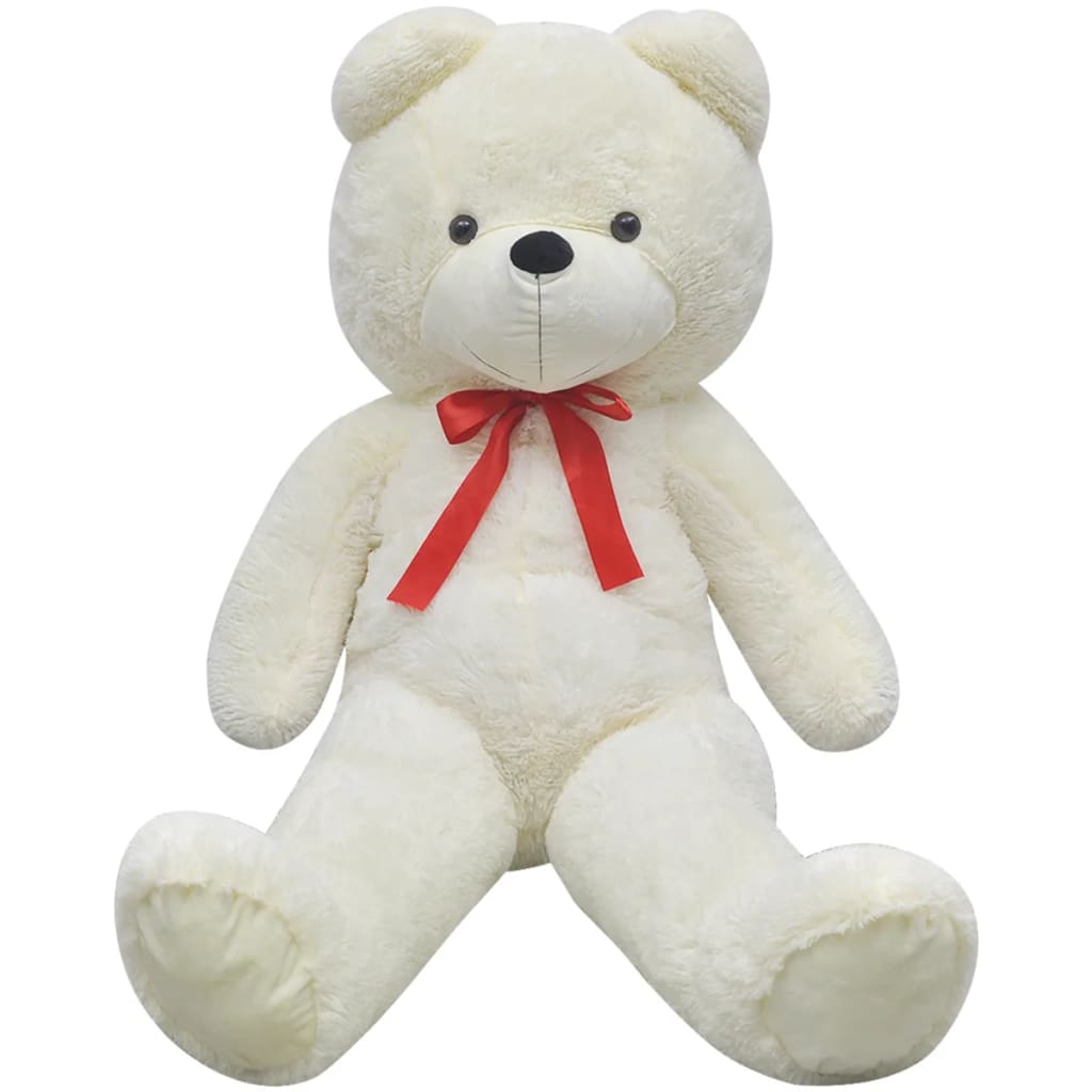 Teddybeer 170 cm pluche wit