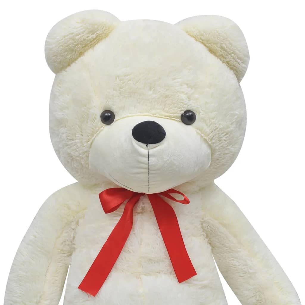 Teddybeer 170 cm pluche wit