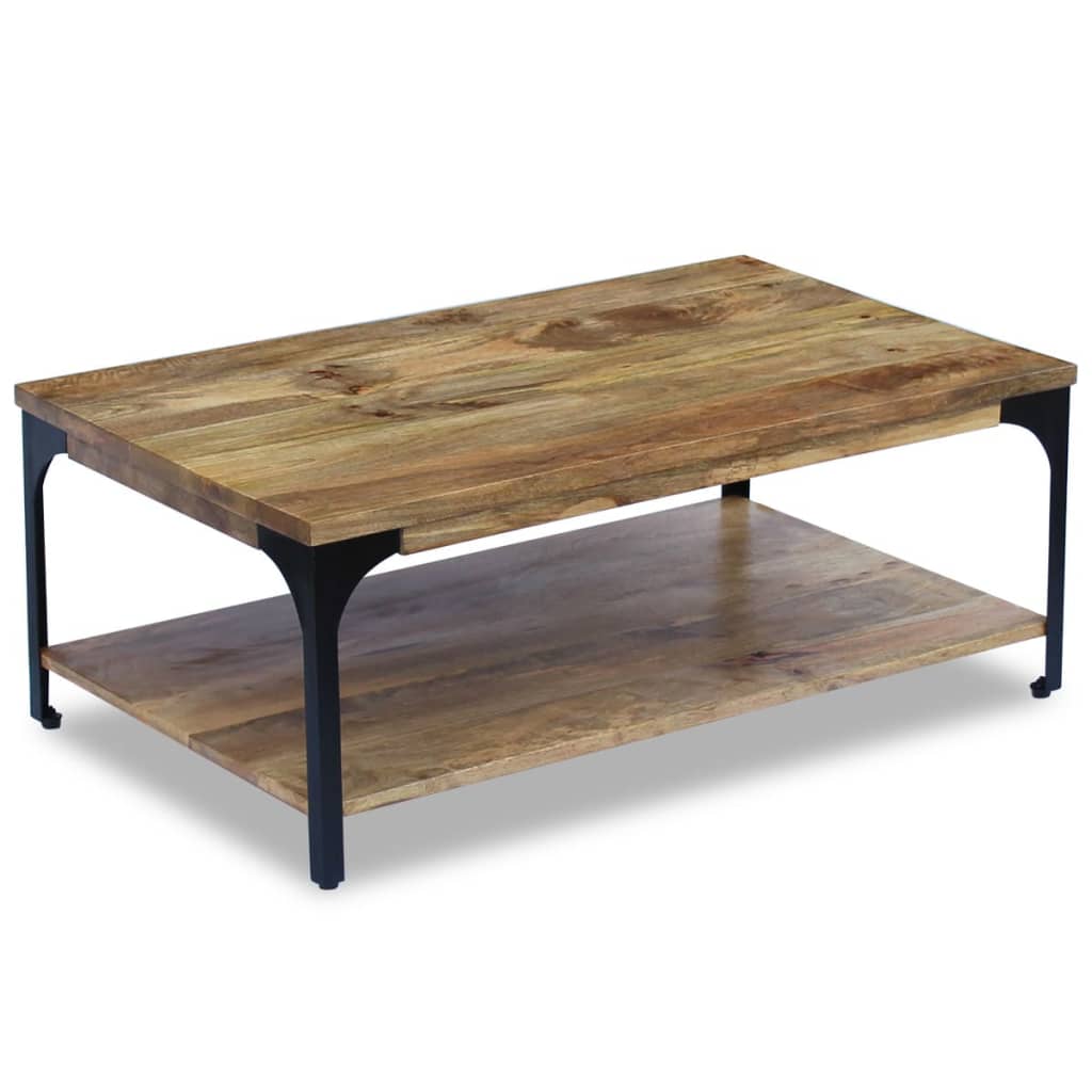 Salontafel 100x60x38 cm mangohout Salontafels | Creëer jouw Trendy Thuis | Gratis bezorgd & Retour | Trendy.nl