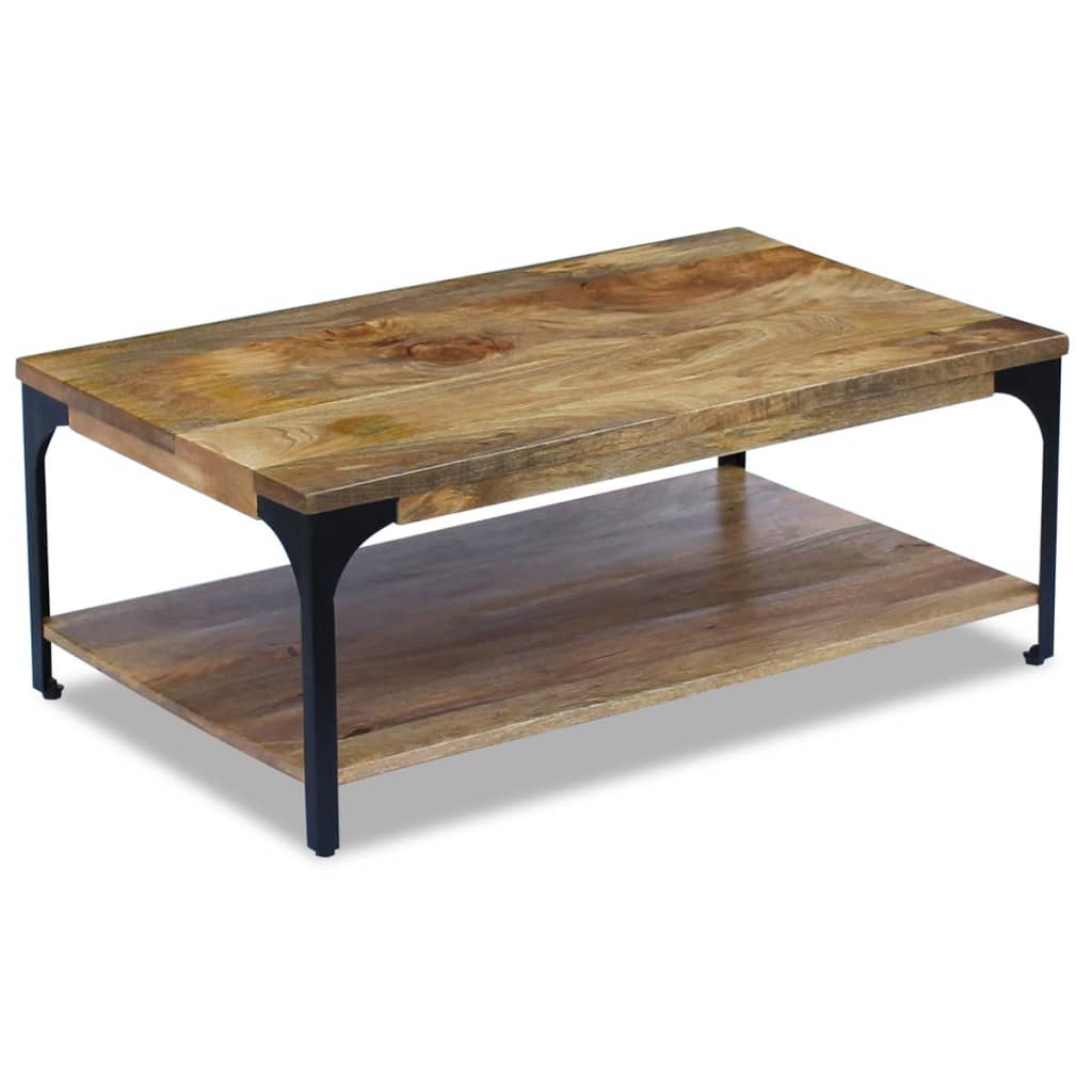 Salontafel 100x60x38 cm mangohout Salontafels | Creëer jouw Trendy Thuis | Gratis bezorgd & Retour | Trendy.nl