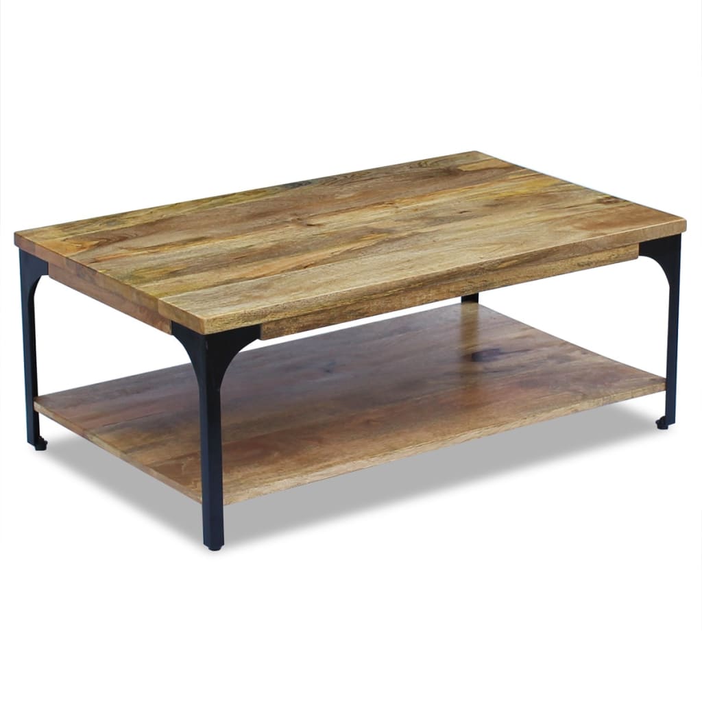 Salontafel 100x60x38 cm mangohout Salontafels | Creëer jouw Trendy Thuis | Gratis bezorgd & Retour | Trendy.nl