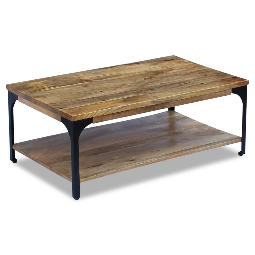 Salontafel 100x60x38 cm mangohout Salontafels | Creëer jouw Trendy Thuis | Gratis bezorgd & Retour | Trendy.nl