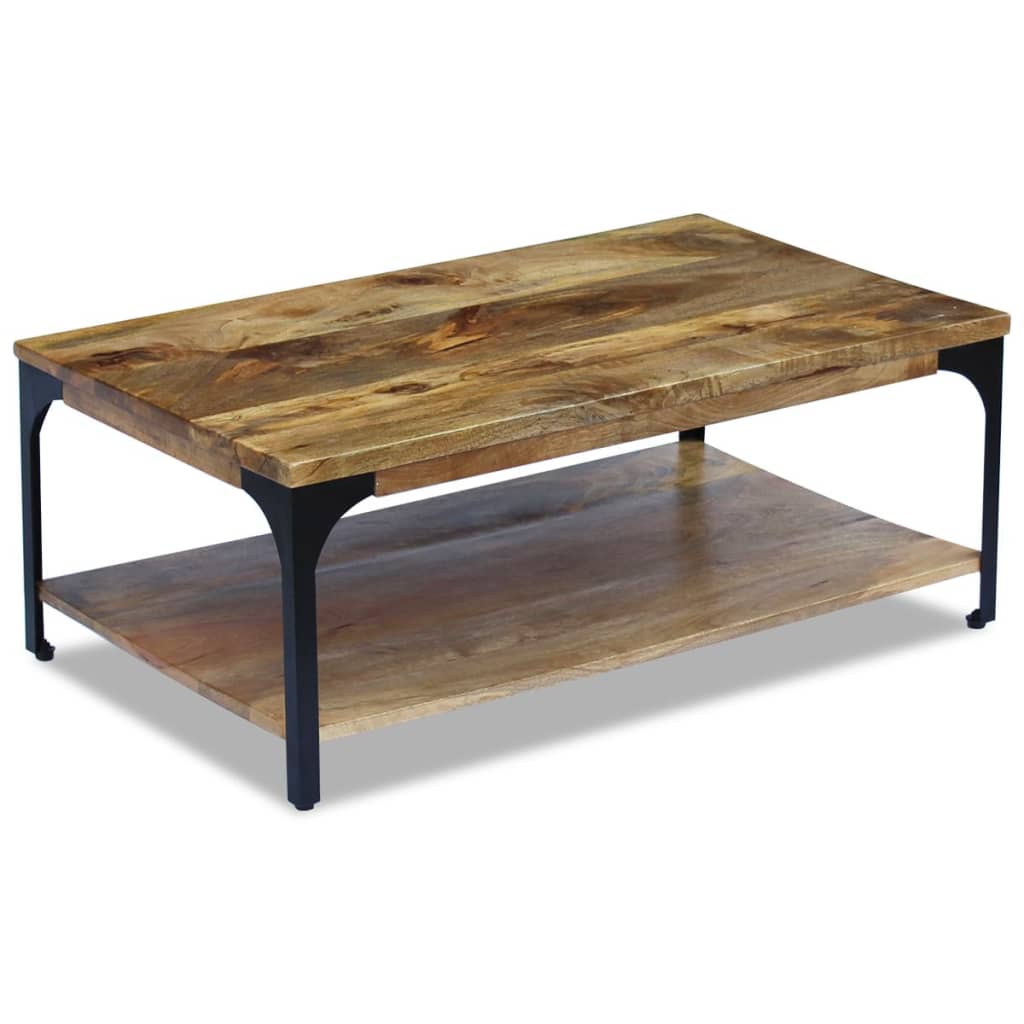 Salontafel 100x60x38 cm mangohout Salontafels | Creëer jouw Trendy Thuis | Gratis bezorgd & Retour | Trendy.nl