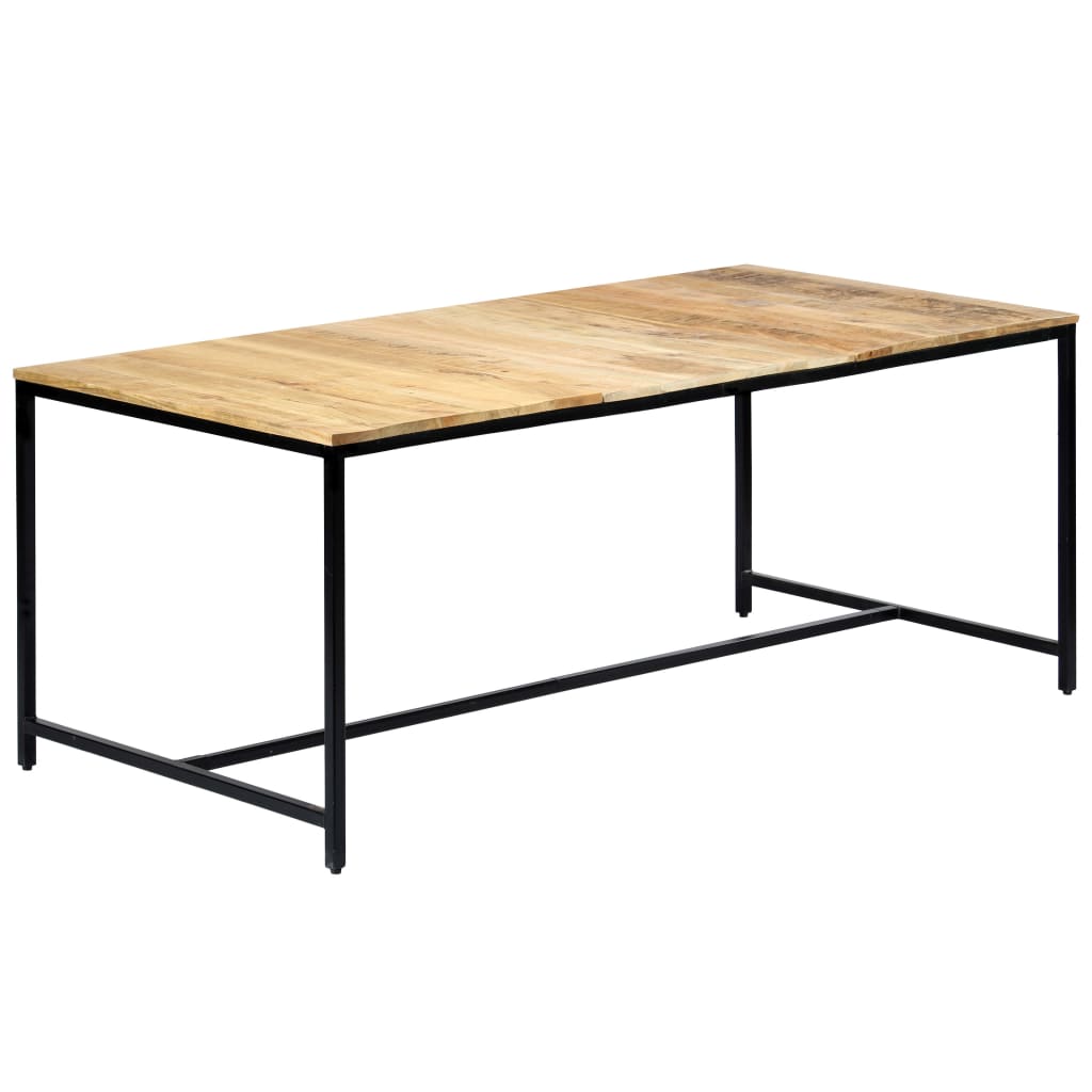 Trendy Eettafel 180x90x75 cm massief ruw mangohout Eettafels | Creëer jouw Trendy Thuis | Gratis bezorgd & Retour | Trendy.nl