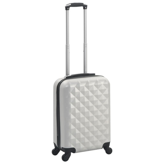 Harde koffer ABS helder zilverkleurig Koffers | Creëer jouw Trendy Thuis | Gratis bezorgd & Retour | Trendy.nl