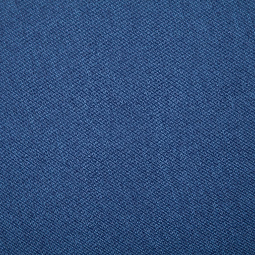 Driezitsbank stof blauw