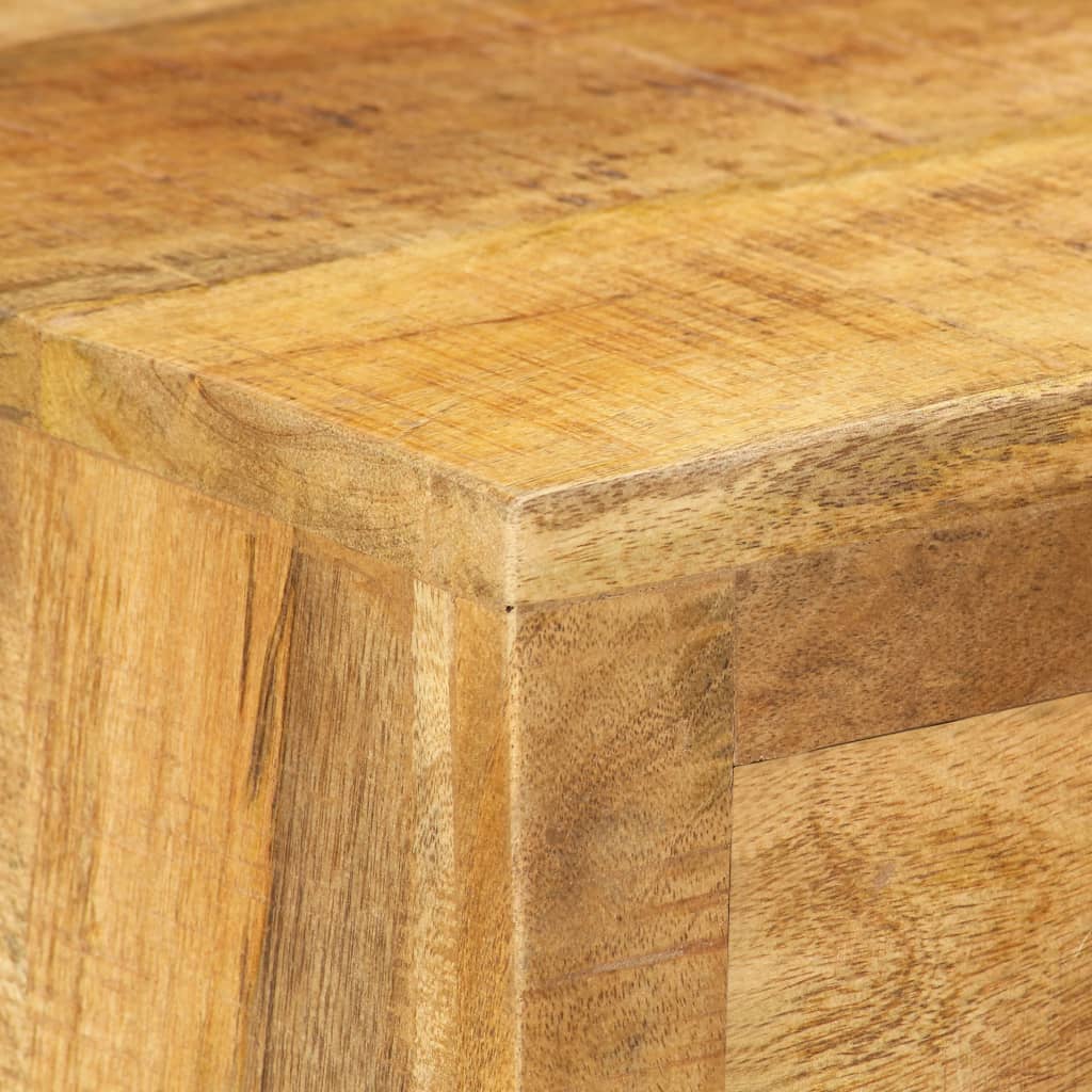 Schoenenkast 86x35x55 cm massief mangohout