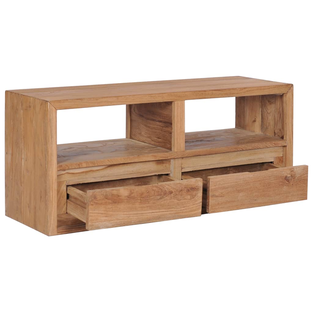 Tv-meubel 90x30x40 cm massief teakhout Tv-meubels | Creëer jouw Trendy Thuis | Gratis bezorgd & Retour | Trendy.nl