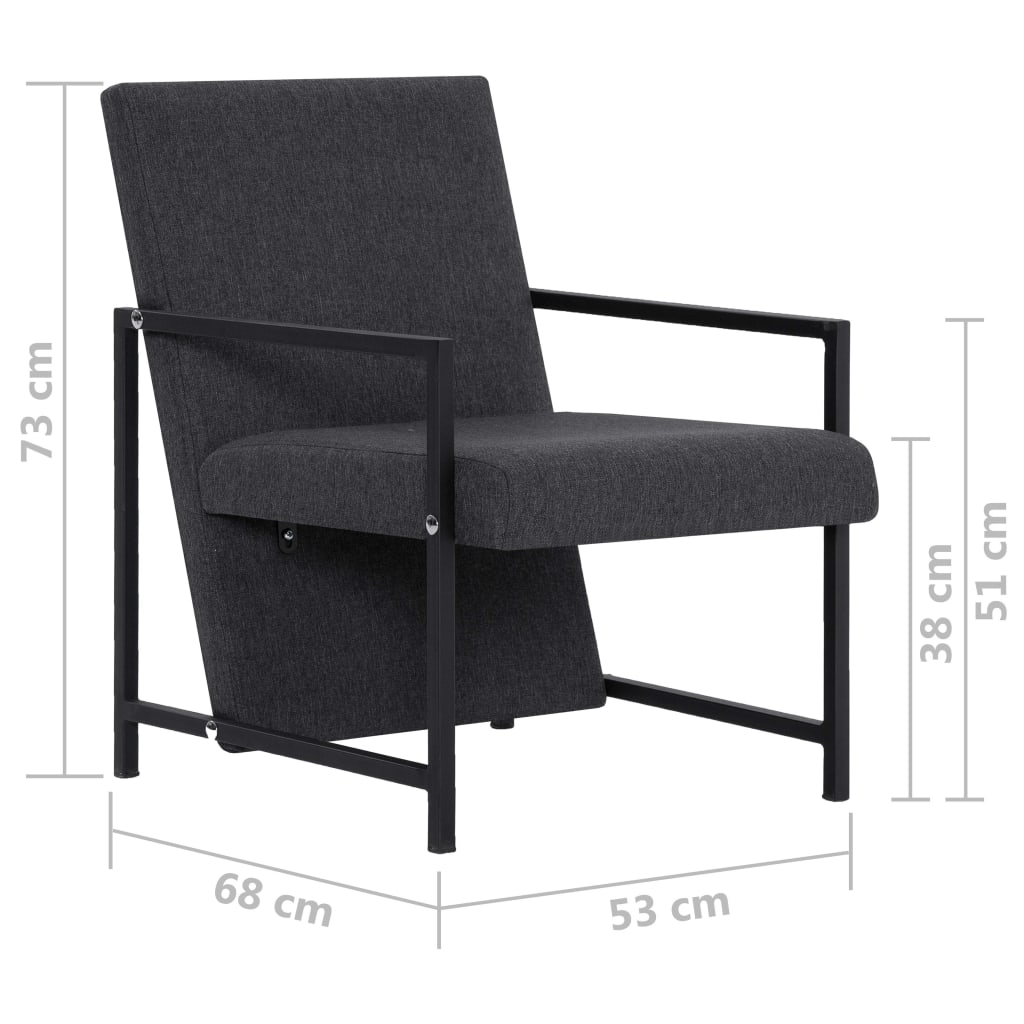 Fauteuil stof grijs Fauteuils & Relaxfauteuils | Creëer jouw Trendy Thuis | Gratis bezorgd & Retour | Trendy.nl