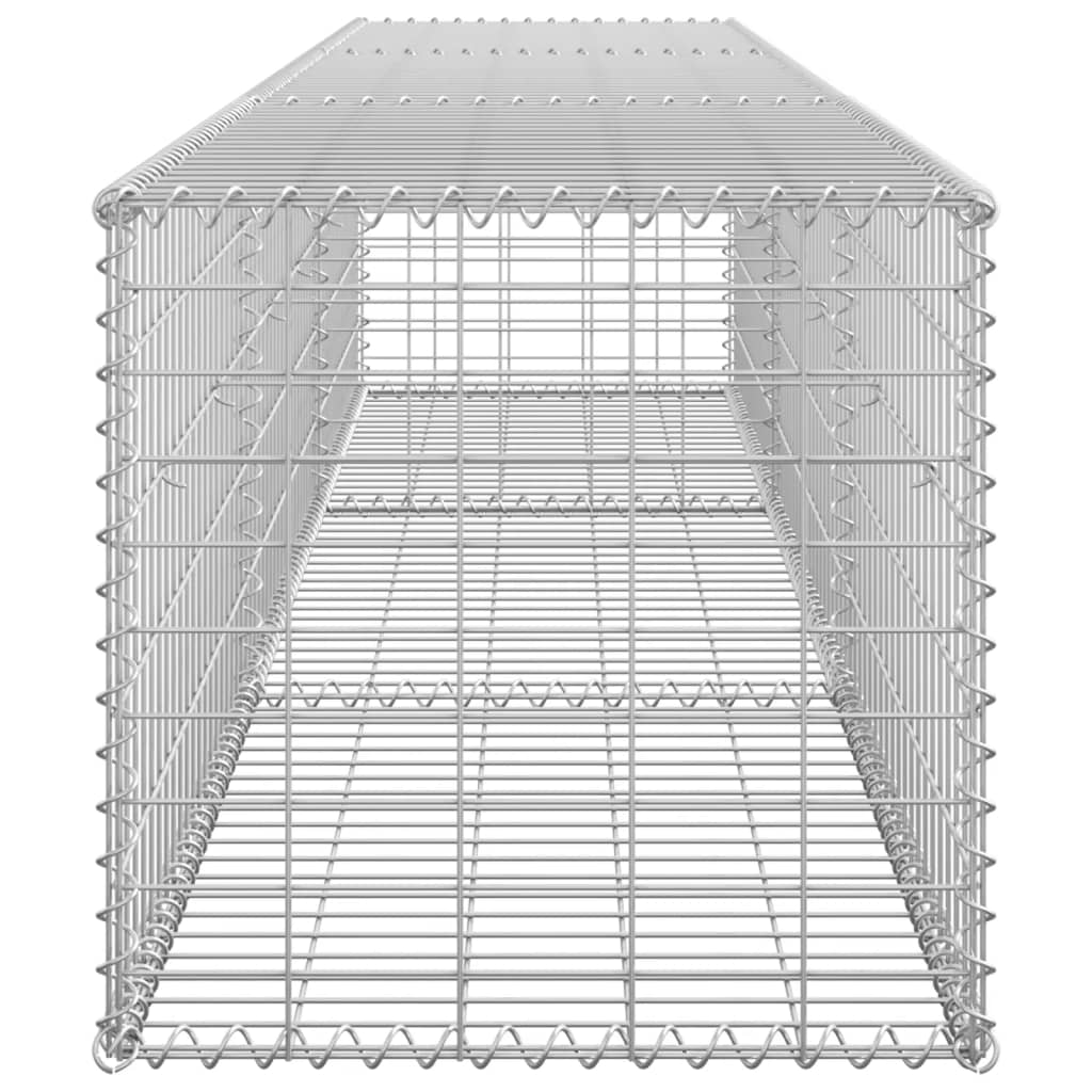 Schanskorfmuur met deksels 300x50x50 cm gegalvaniseerd staal Schuttingen & hekwerken | Creëer jouw Trendy Thuis | Gratis bezorgd & Retour | Trendy.nl