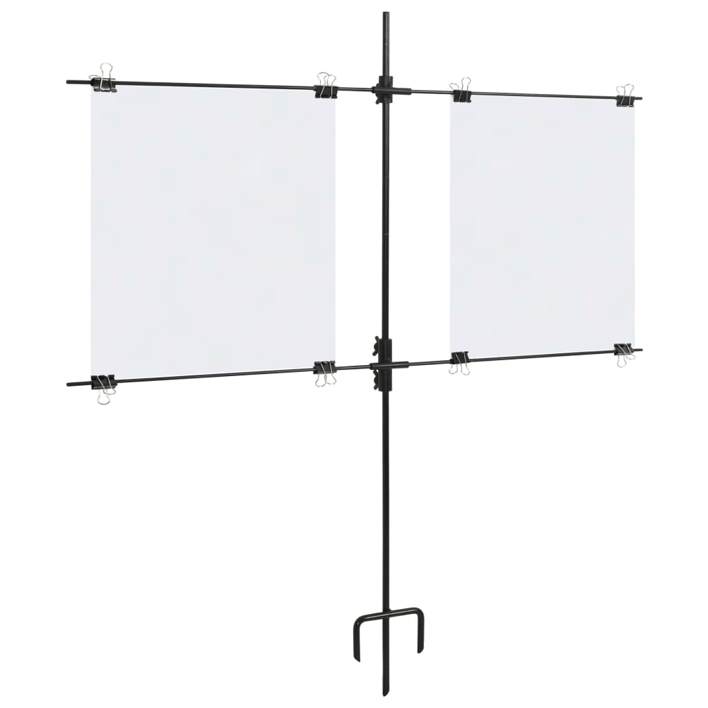 Targetkaartstandaard met schietkaarten 78x76 cm staal Schietsportdoelwitten | Creëer jouw Trendy Thuis | Gratis bezorgd & Retour | Trendy.nl