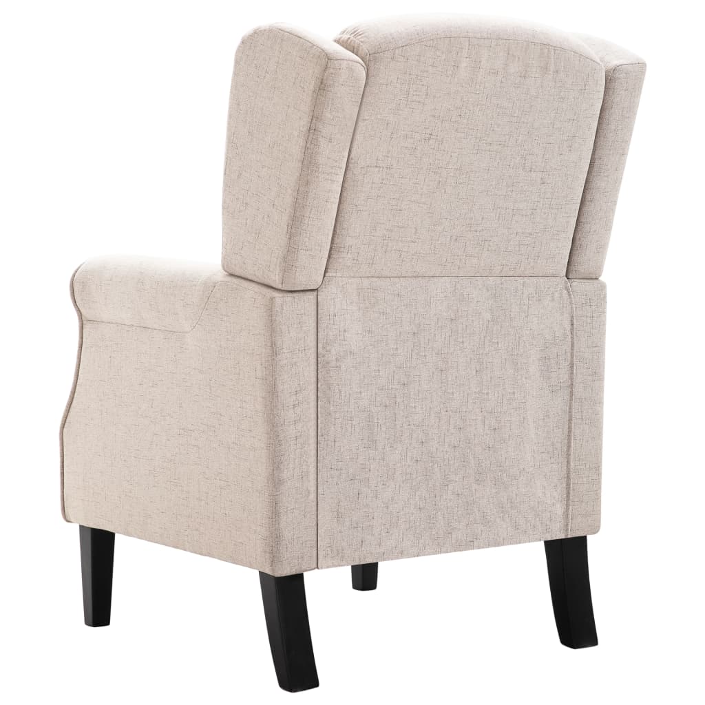 Fauteuil stof beige