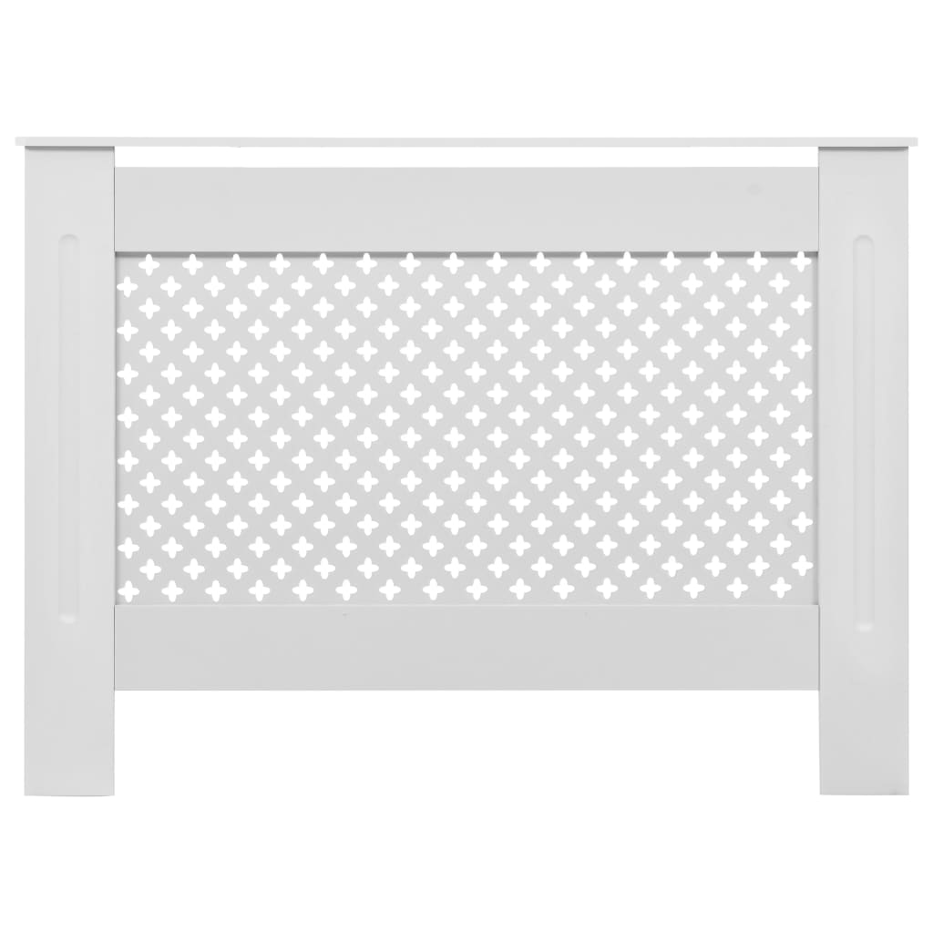 Radiatorombouw 112x19x81,5 cm MDF wit Accessoires voor radiators | Creëer jouw Trendy Thuis | Gratis bezorgd & Retour | Trendy.nl