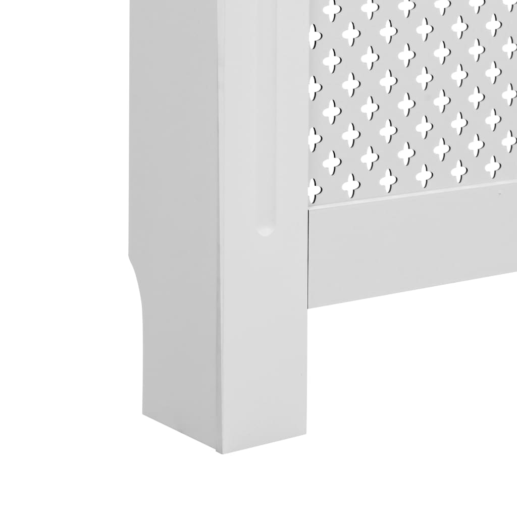 Radiatorombouw 112x19x81,5 cm MDF wit Accessoires voor radiators | Creëer jouw Trendy Thuis | Gratis bezorgd & Retour | Trendy.nl