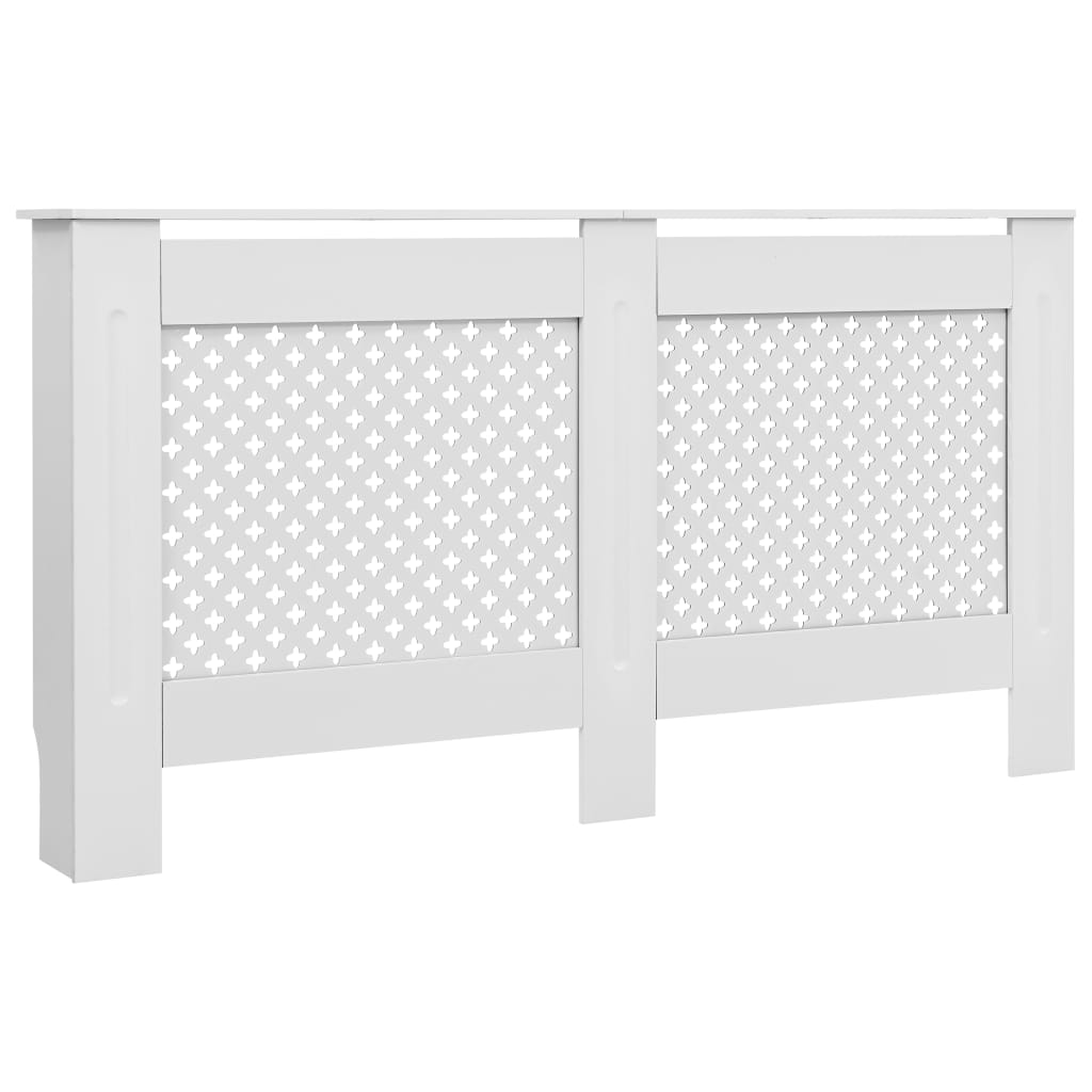 Radiatorombouw 152x19x81,5 cm MDF wit Accessoires voor radiators | Creëer jouw Trendy Thuis | Gratis bezorgd & Retour | Trendy.nl