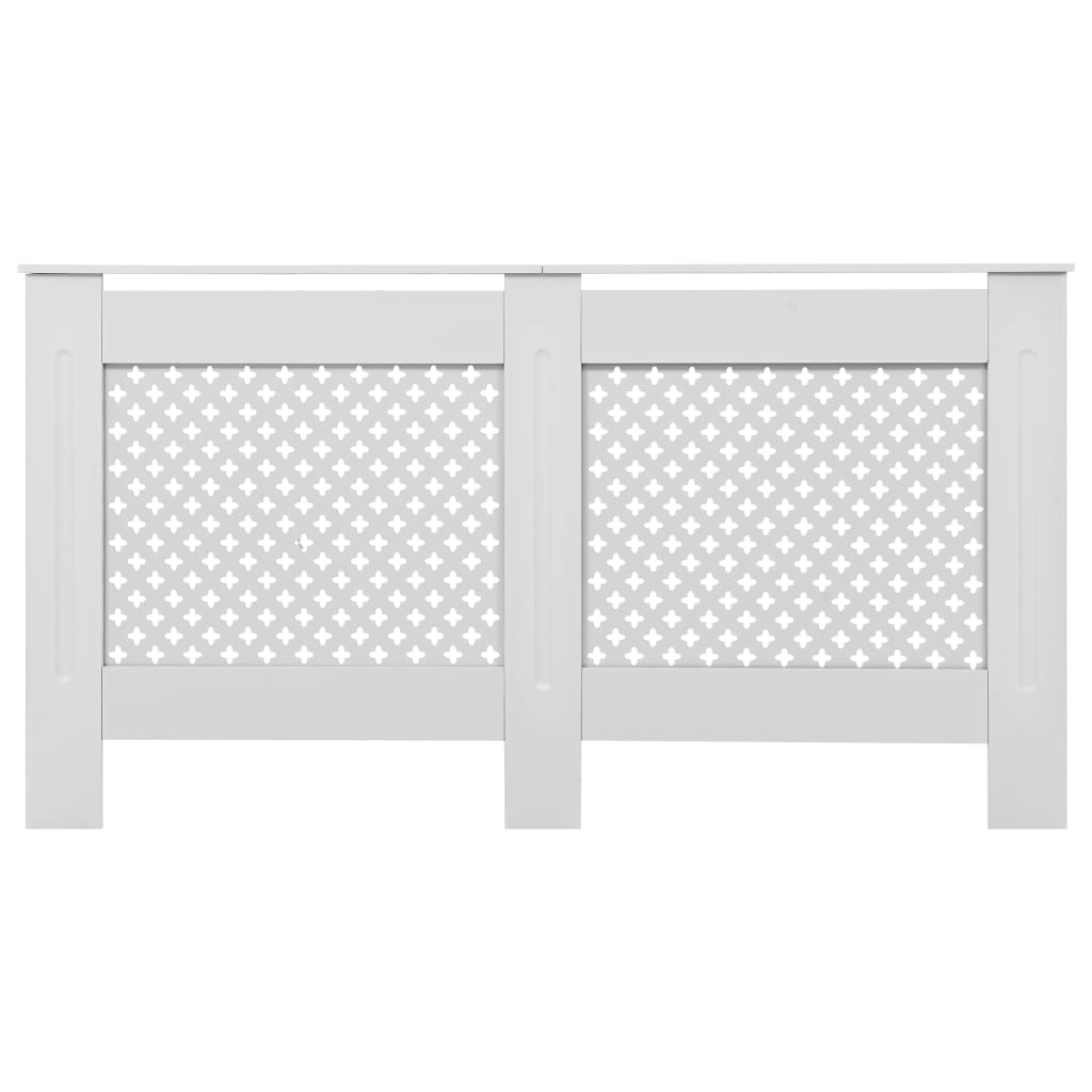 Radiatorombouw 152x19x81,5 cm MDF wit Accessoires voor radiators | Creëer jouw Trendy Thuis | Gratis bezorgd & Retour | Trendy.nl