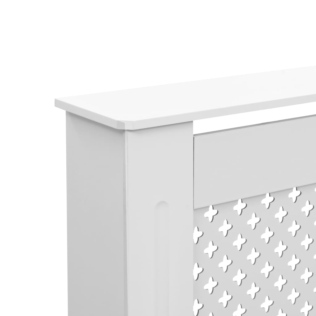 Radiatorombouw 152x19x81,5 cm MDF wit Accessoires voor radiators | Creëer jouw Trendy Thuis | Gratis bezorgd & Retour | Trendy.nl