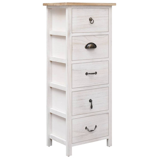 Bijzetkast 35x25x87 cm paulowniahout Commodes & ladekasten | Creëer jouw Trendy Thuis | Gratis bezorgd & Retour | Trendy.nl