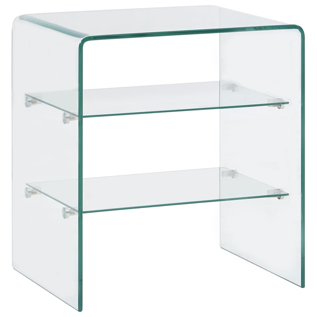 Salontafel 50x40x56 cm gehard glas Salontafels | Creëer jouw Trendy Thuis | Gratis bezorgd & Retour | Trendy.nl