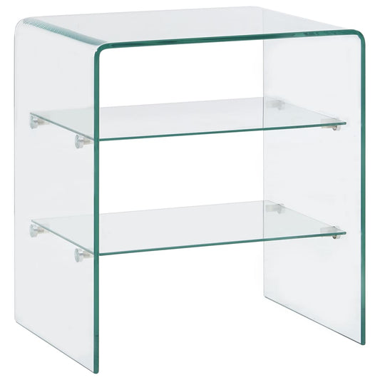 Salontafel 50x40x56 cm gehard glas Salontafels | Creëer jouw Trendy Thuis | Gratis bezorgd & Retour | Trendy.nl