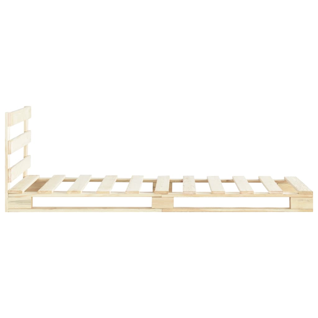 Bedframe pallet massief grenenhout 90x200 cm Bedden & bedframes | Creëer jouw Trendy Thuis | Gratis bezorgd & Retour | Trendy.nl