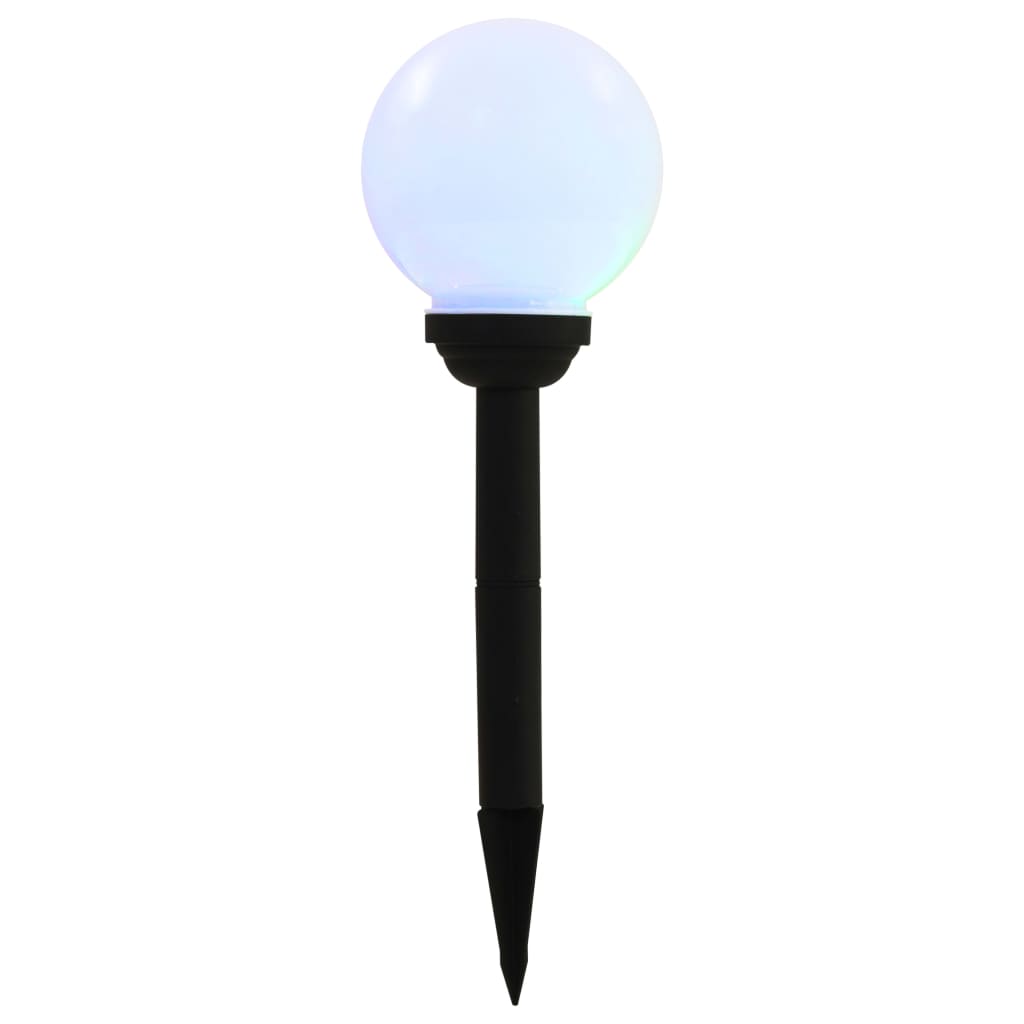 Solarlampen 8 st LED rond 15 cm RGB Buitenverlichting | Creëer jouw Trendy Thuis | Gratis bezorgd & Retour | Trendy.nl