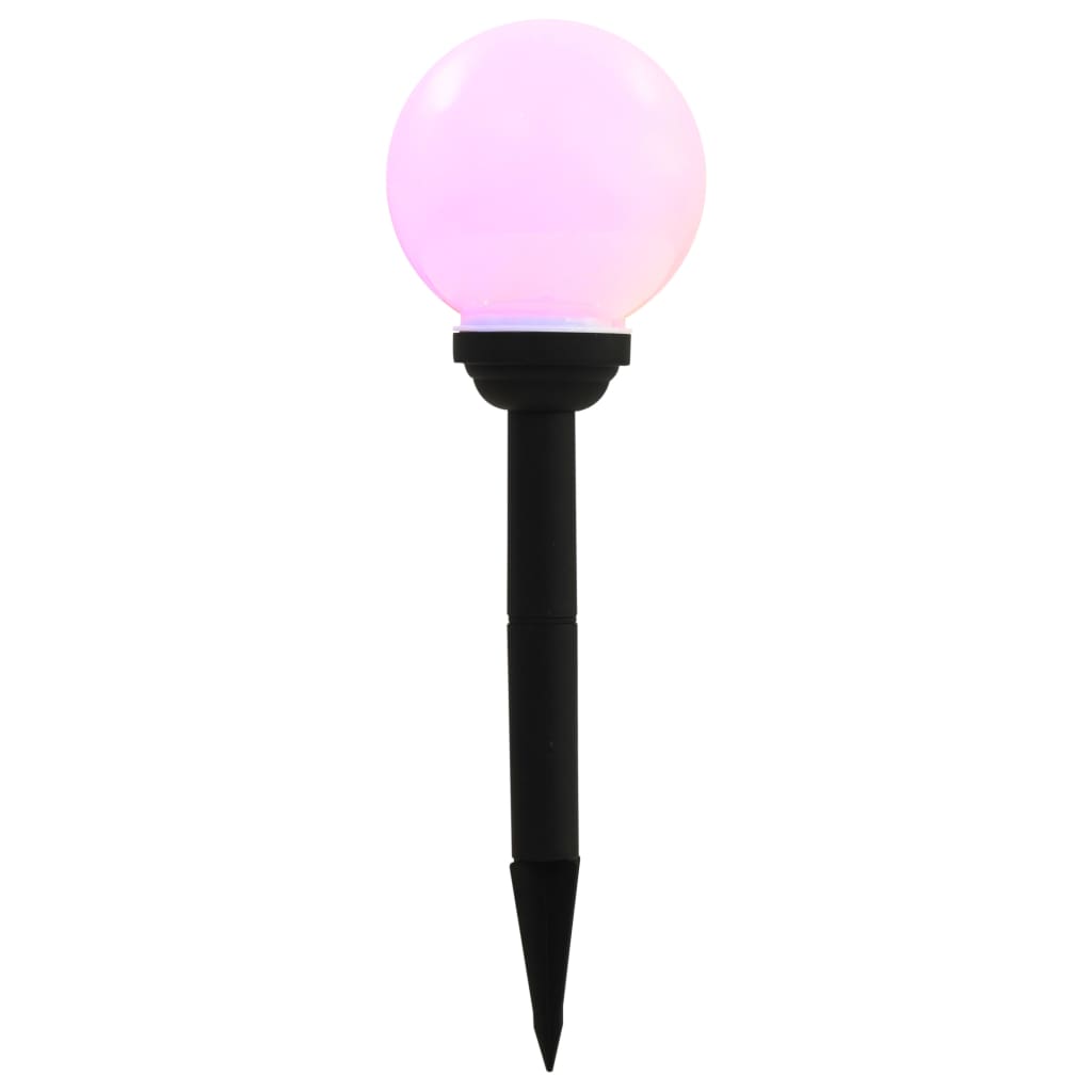 Solarlampen 8 st LED rond 15 cm RGB Buitenverlichting | Creëer jouw Trendy Thuis | Gratis bezorgd & Retour | Trendy.nl